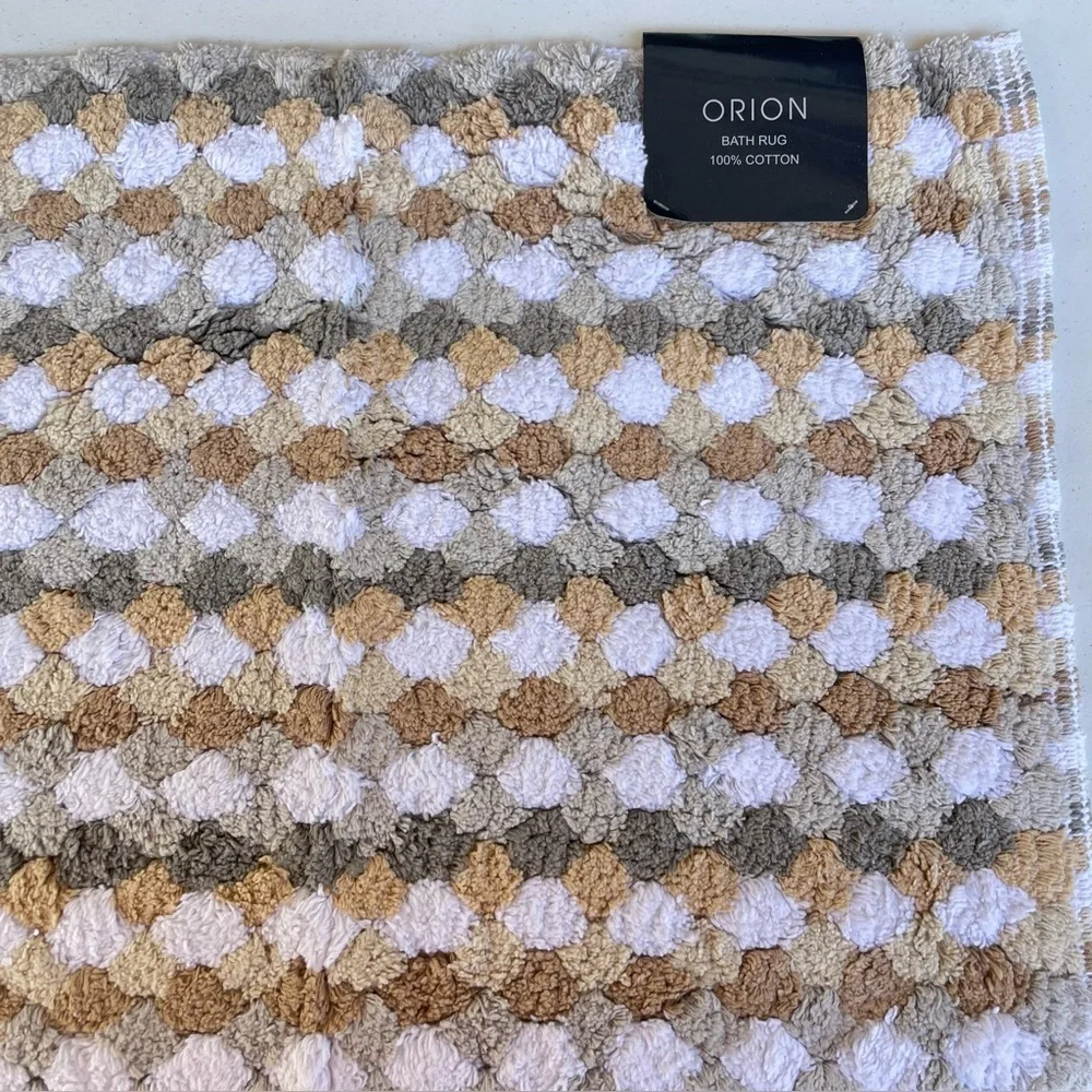 Home Weavers Inc Orion Quick Dry Rug Beige 100% 17